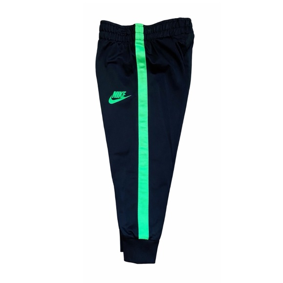 🚩SALE🚩Nike Toddler Black and Green Joggers Size 2T - Picture 2 of 3